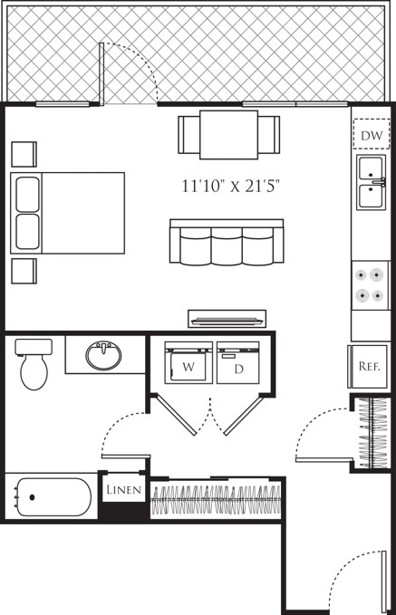 Floor plan layout diagram for S5